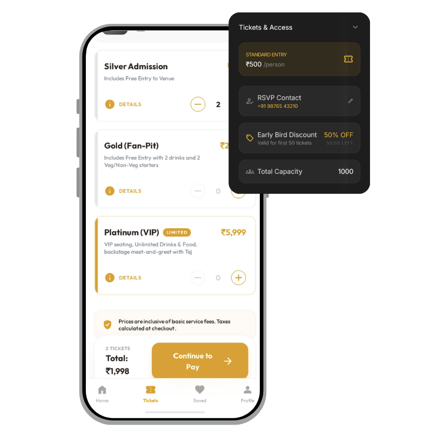 Ticketing & Event App